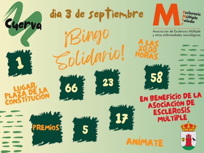 cartel bingo solidario cuerva